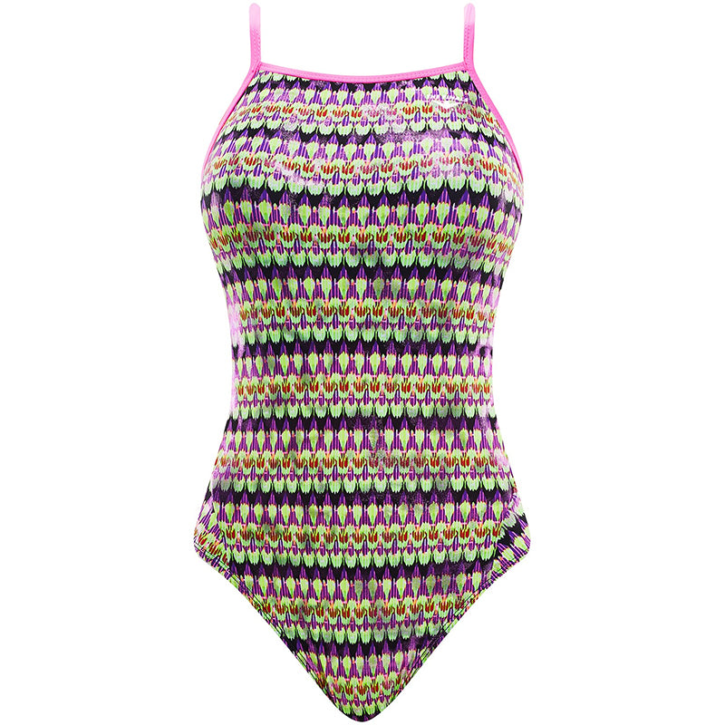 The Finals Funnies - Eye Candy Foil Wingback Swimsuit