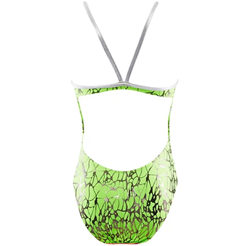 The Finals Funnies - Glimmer Foil Wingback Swimsuit