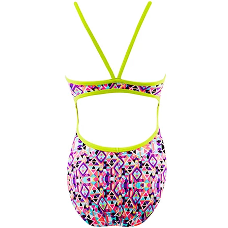 The Finals Funnies - Mosaic Rainbow Flutterback Swimsuit