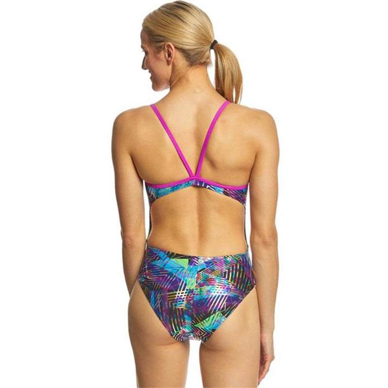 The Finals Funnies - Laser Beam Foil Wingback Swimsuit