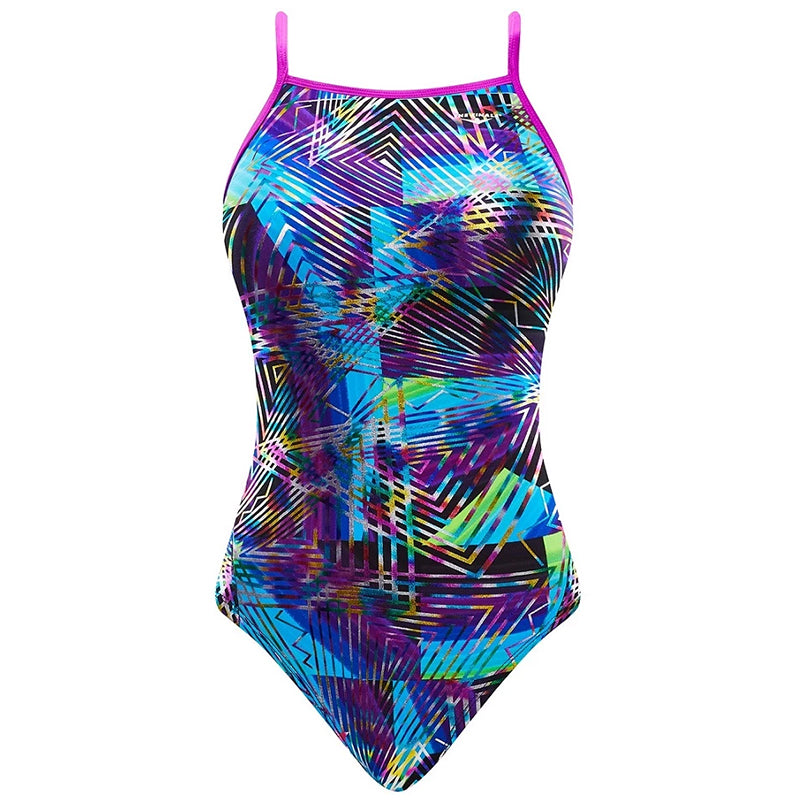 The Finals Funnies - Laser Beam Foil Wingback Swimsuit