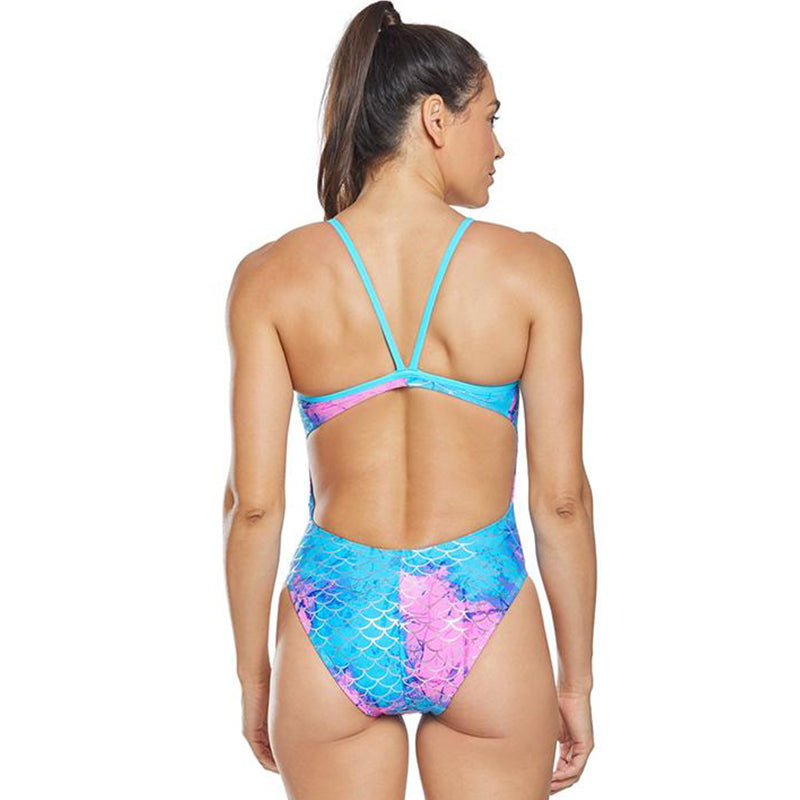 The Finals Funnies - Mermaiden Foil Wingback Swimsuit