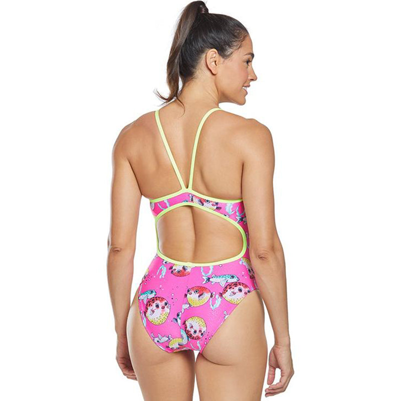 The Finals Funnies - Reel It In Foil Flutterback Swimsuit