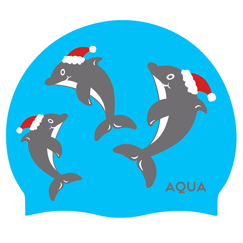 Three Dancing Dolphins - Silicone Christmas Hat
