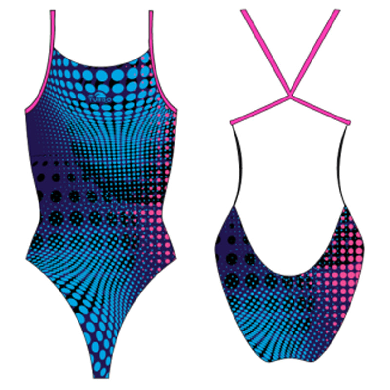 Turbo - Walnut - Ladies Pro-Racer Swimsuit (Navy)