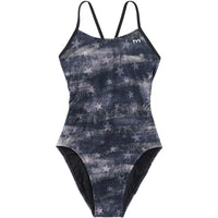 TYR - American Dream Cutoutfit Ladies Swimsuit - Black/Grey