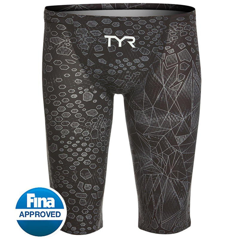 TYR - Avictor® Venom Mens Jammer Swimsuit - Black/Grey
