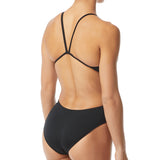 TYR - Big Logo Cutoutfit Ladies Swimsuit - Black/Pink