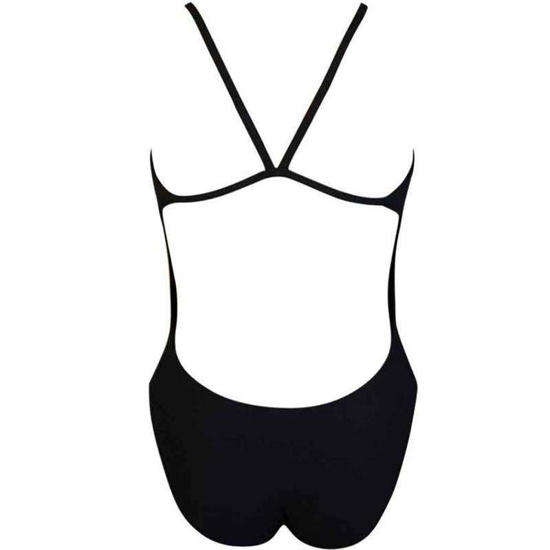 TYR - Big Logo Cutoutfit Ladies Swimsuit - Black/Turquoise
