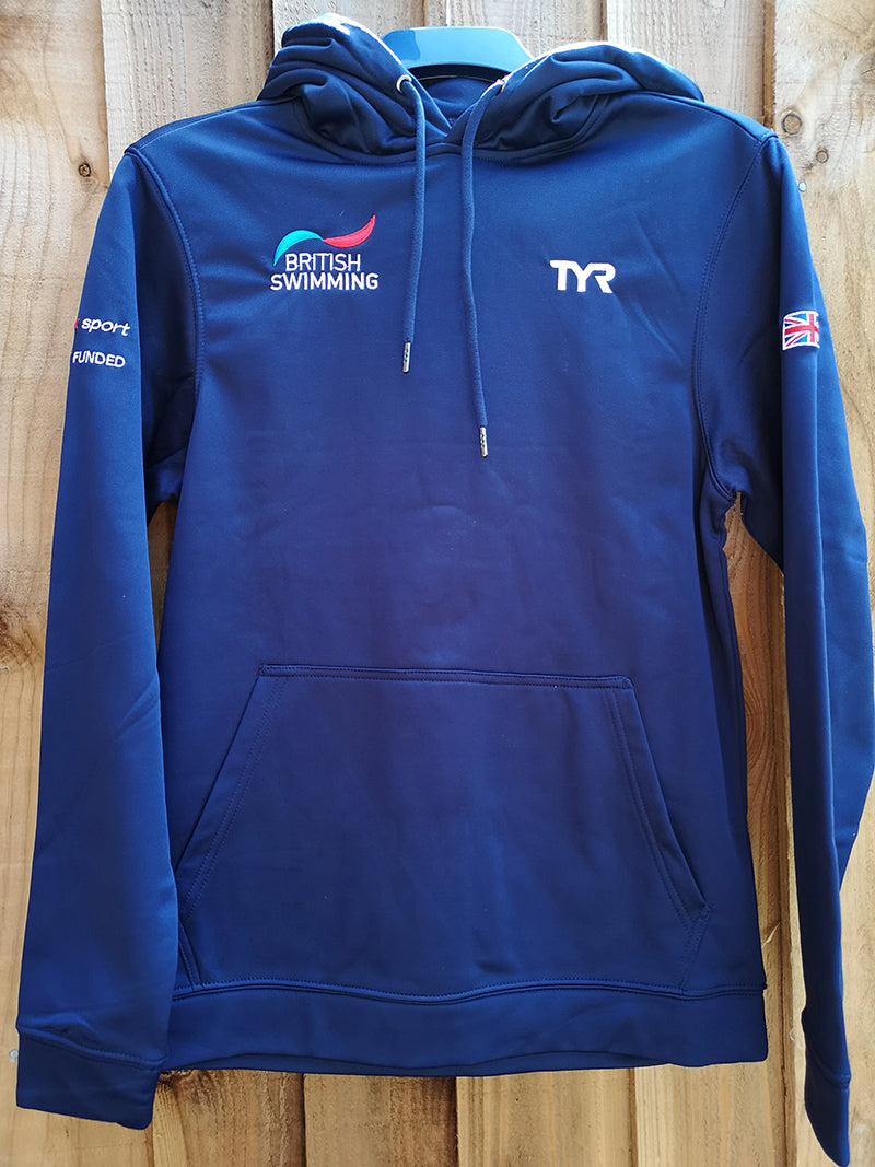 TYR - British Swimming GB Unisex Hooded Top (Navy)