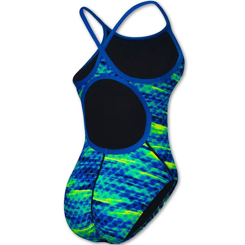 TYR - Castaway Diamondfit Ladies Swimsuit - Blue/Green