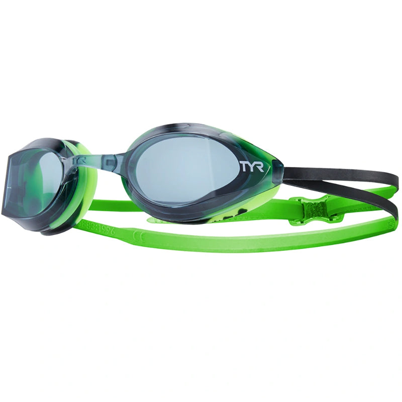 TYR - Edge-X Racing Adult Goggles - Black/Green