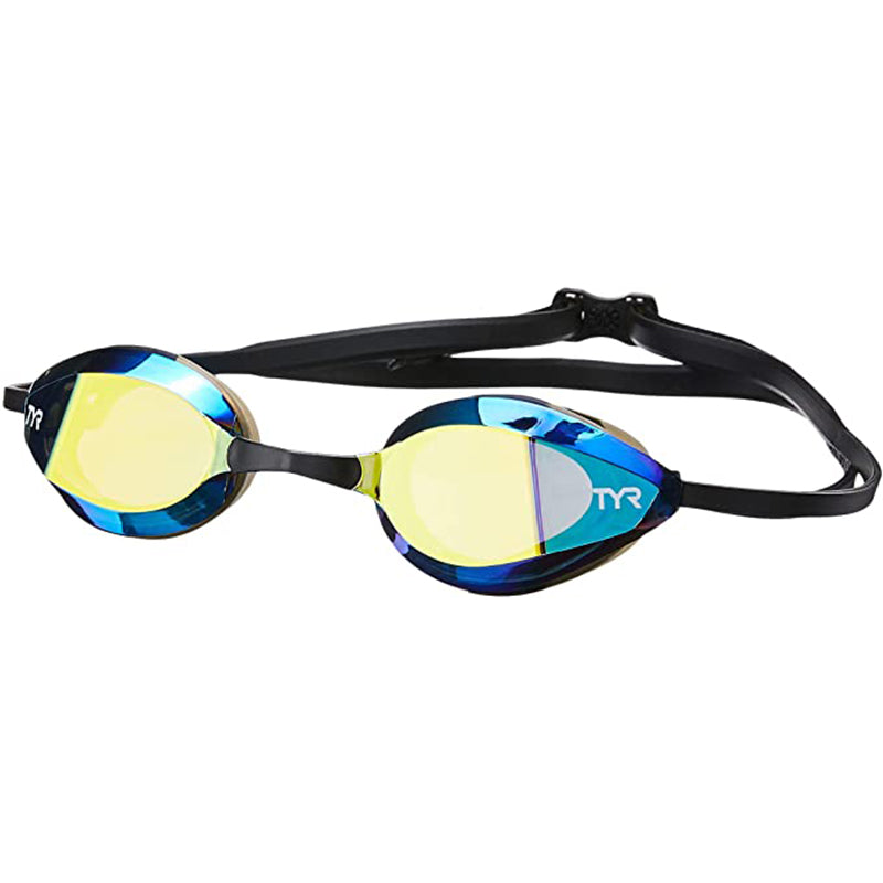 TYR - Edge-X Racing Mirrored Nano Goggles - Gold/Black