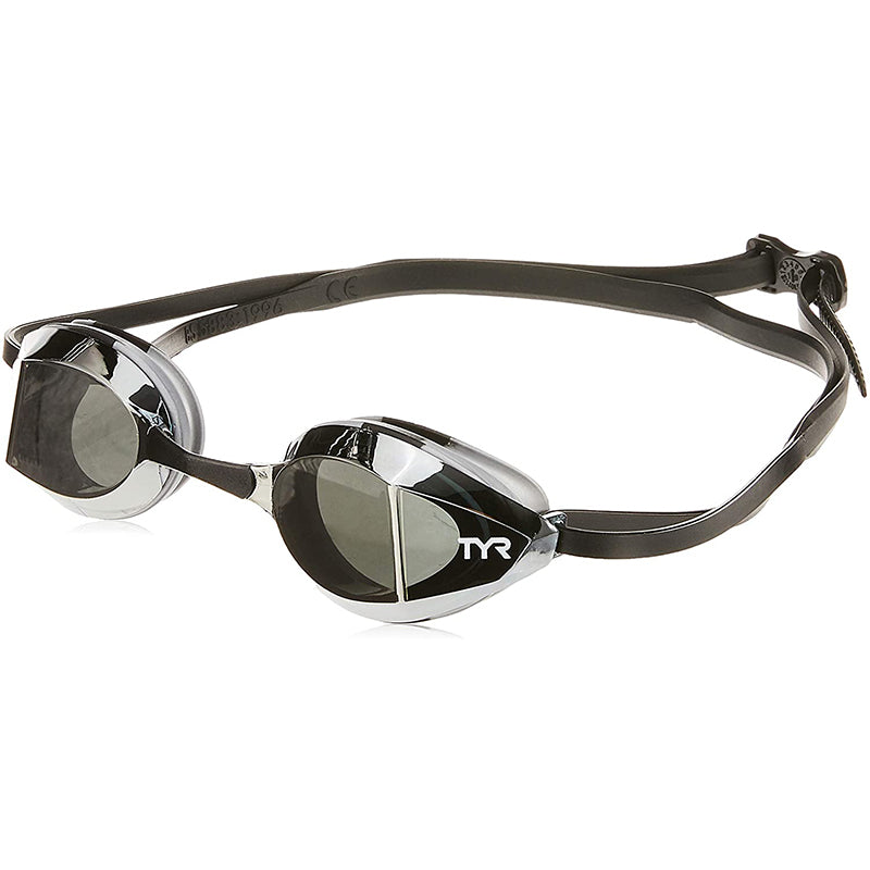 TYR - Edge-X Racing Mirrored Nano Goggles - Silver/Black