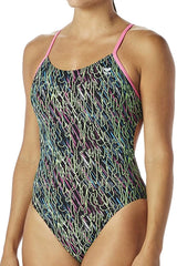 TYR - Electro Cutoutfit Ladies Swimsuit - Black/Multi