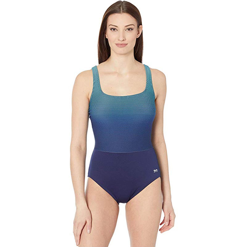 TYR - Fishnet Scoop Neck Controlfit Ladies Swimsuit – Aqua Swim