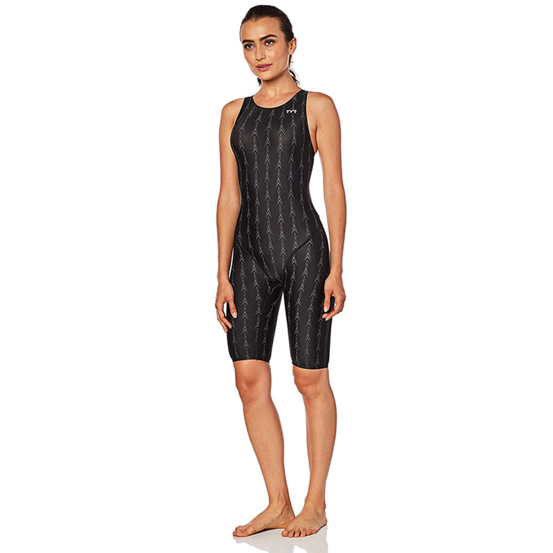 TYR - Fusion 2™ Aerofit Shortjohn Girls Competition Swimsuit - Black
