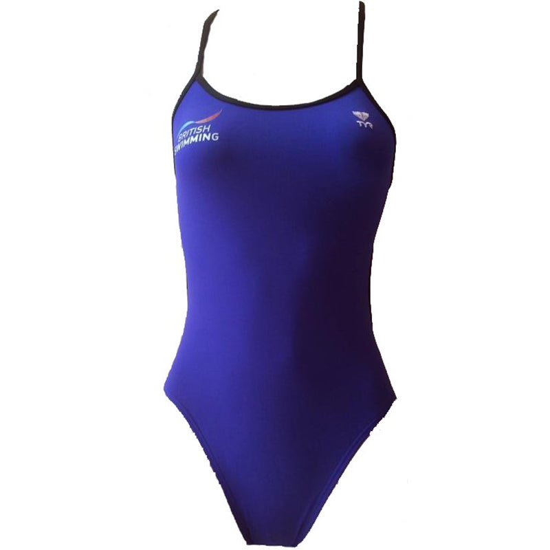 TYR - GB British Swimming Trinityfit Ladies Swimsuit - Royal Blue