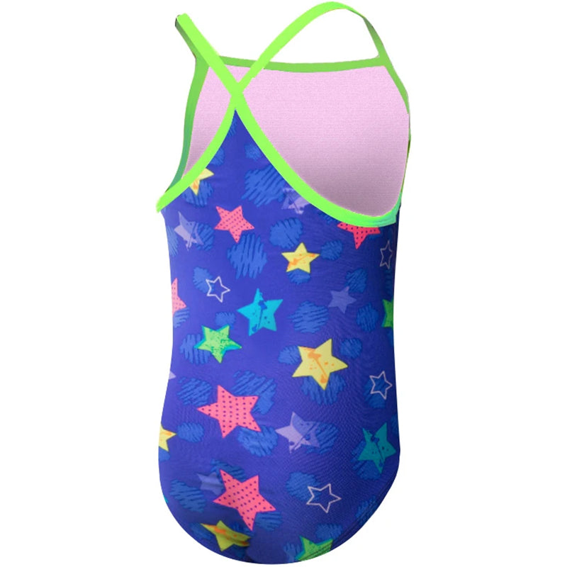 TYR - Star Bright Diamondfit Durafast Light Girls Swimsuit - Aqua Swim Supplies