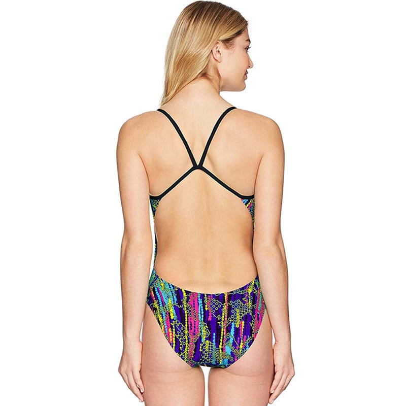 TYR - Hiromi Cutoutfit Ladies Swimsuit - Black/Multi