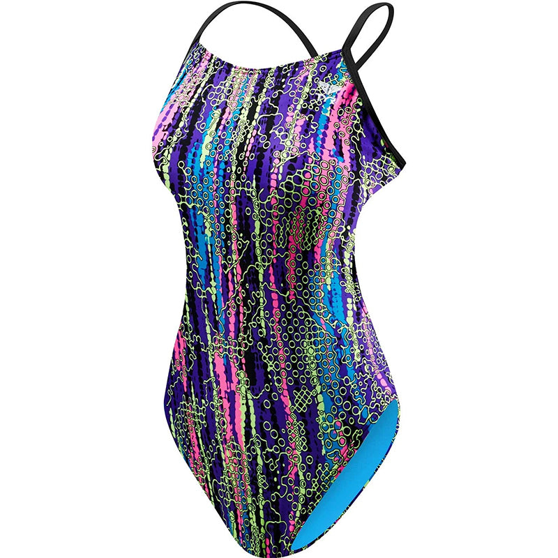 TYR - Hiromi Cutoutfit Ladies Swimsuit - Black/Multi