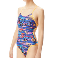 TYR - Kiowa Mojave Cutoutfit Ladies Swimsuit - Orange/Multi