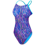 TYR - Electro Cutoutfit Ladies Swimsuit - Navy/Multi