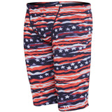 TYR - Men’s All American All Over Jammer Swimsuit - Red/White/Blue