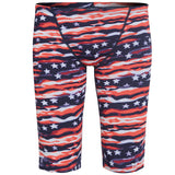 TYR - Men’s All American All Over Jammer Swimsuit - Red/White/Blue