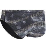 TYR - Men’s American Dream All Over Racer Swimsuit - Black/Grey