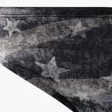 TYR - Men’s American Dream All Over Racer Swimsuit - Black/Grey