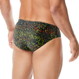 TYR - Men’s Atomic Racer Swimsuit - Black/Multi