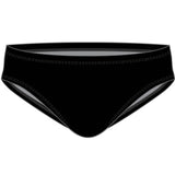 TYR - Men’s Big Logo All Over Racer Swimsuit - Black/White