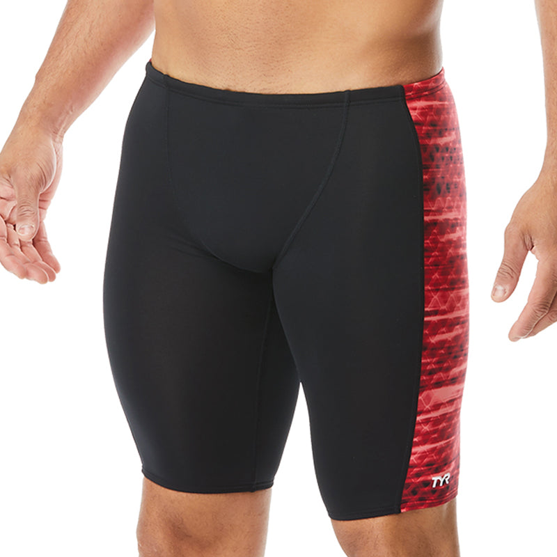 TYR - Men’s Castaway Hero Jammer Swimsuit - Red – Aqua Swim Supplies