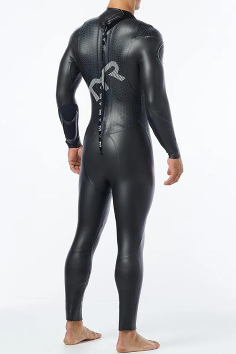TYR - Men’s Hurricane Wetsuit Cat 2 - Black/Grey