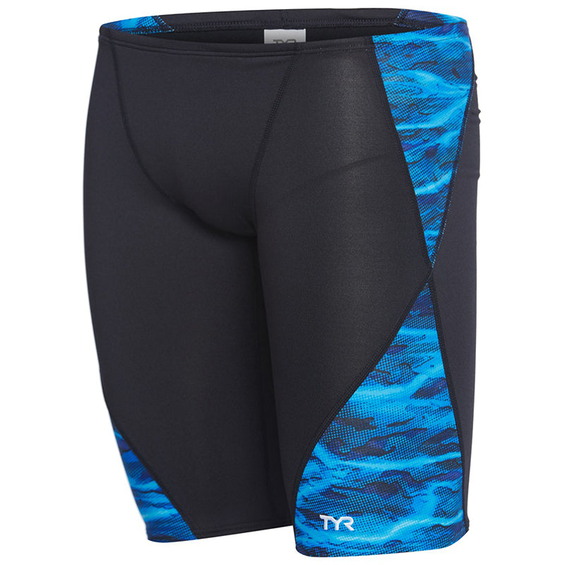 TYR - Men’s Lambent Blade Splice Jammer Swimsuit - Blue