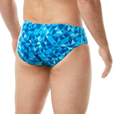 TYR - Men’s Optic Racer Swimsuit - Teal/Multi