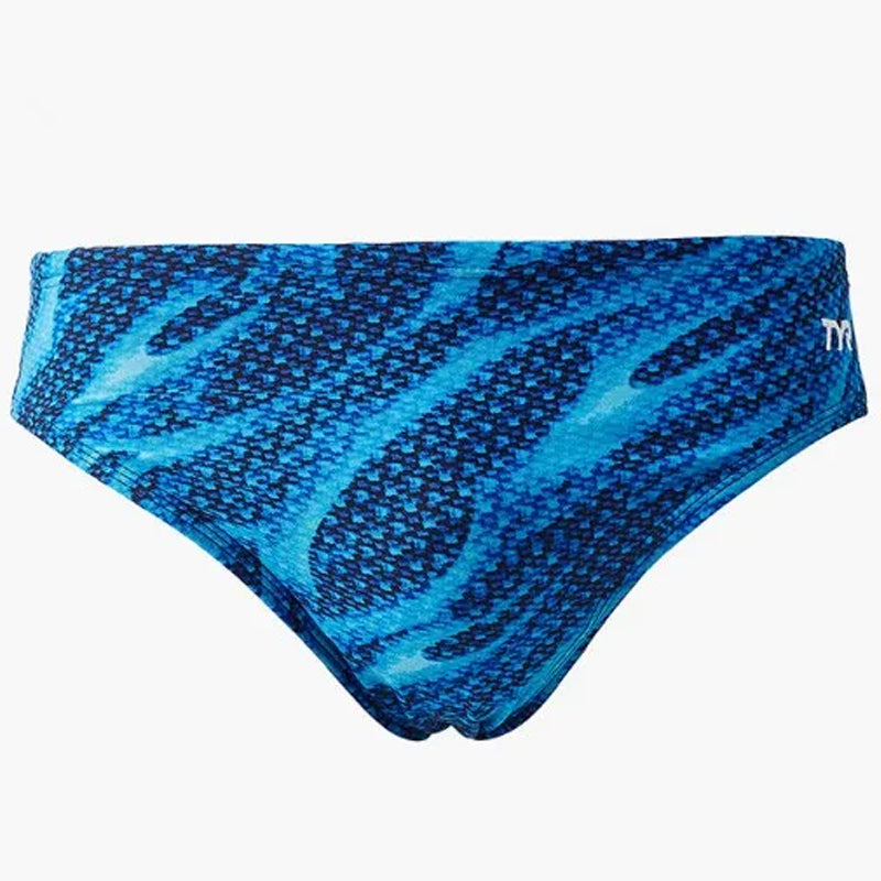 TYR - Men’s Reaper Wave All Over Racer Swimsuit - Blue