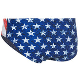 TYR - Men’s Star Spangled All Over Racer Swimsuit - Red/White/Blue