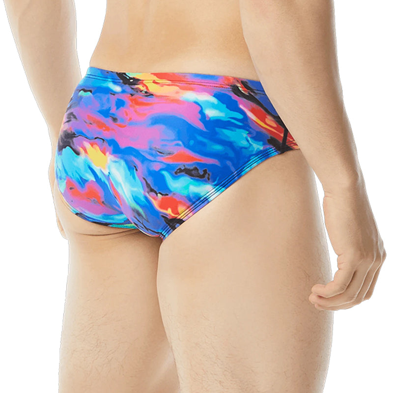 TYR - Men's Synthesis Racer Brief - Blue/Multi
