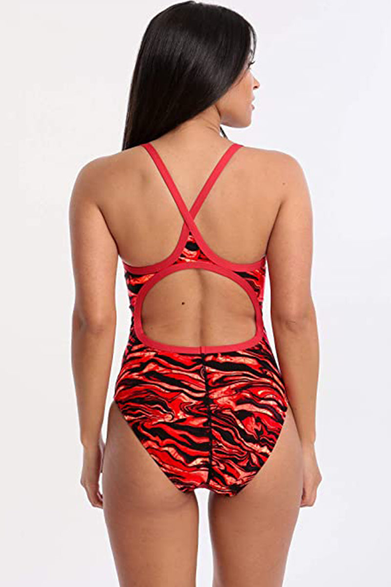 TYR - Miramar Diamondfit Ladies Swimsuit - Red