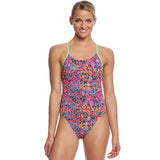 TYR - Motus Cutoutfit Ladies Swimsuit - Pink/Multi