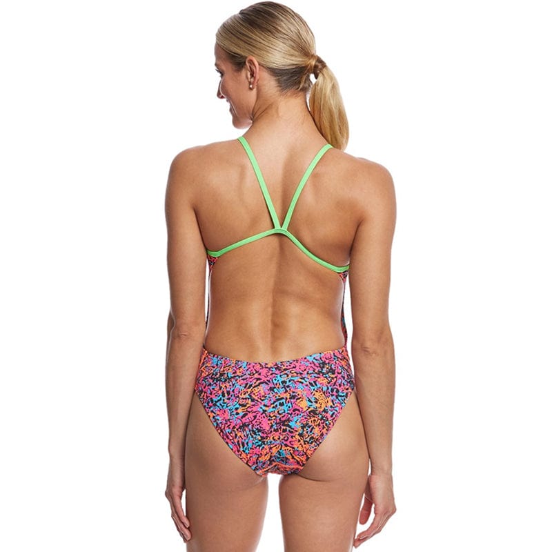 TYR - Motus Cutoutfit Ladies Swimsuit - Pink/Multi