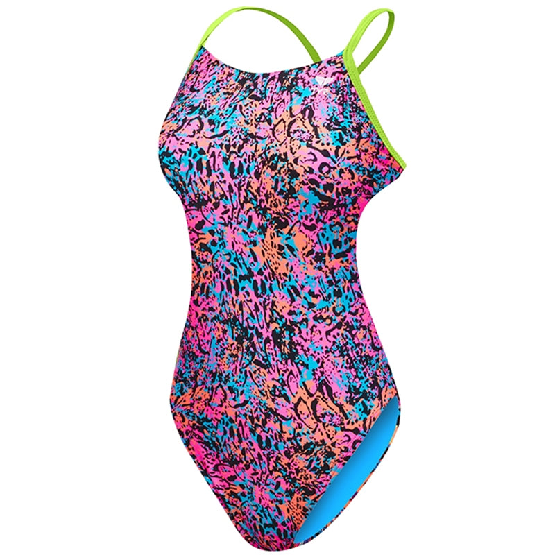 TYR - Motus Cutoutfit Ladies Swimsuit - Pink/Multi