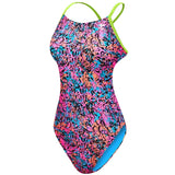 TYR - Motus Cutoutfit Ladies Swimsuit - Pink/Multi