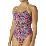TYR - Motus Cutoutfit Ladies Swimsuit - Pink/Multi