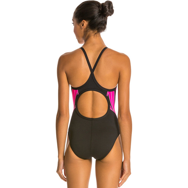 TYR - Phoenix Splice Diamondfit Ladies Swimsuit - Black/Pink