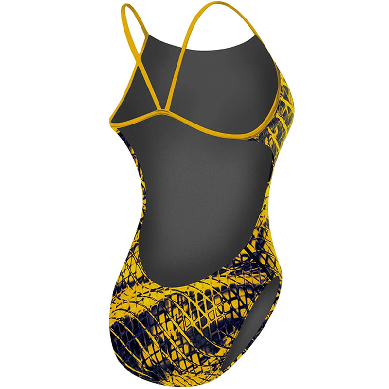 TYR - Plexus Cutoutfit Ladies Swimsuit - Navy/Gold