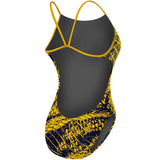 TYR - Plexus Cutoutfit Ladies Swimsuit - Navy/Gold