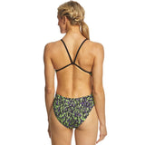 TYR - Rasguno Cutoutfit Ladies Swimsuit - Yellow/Purple